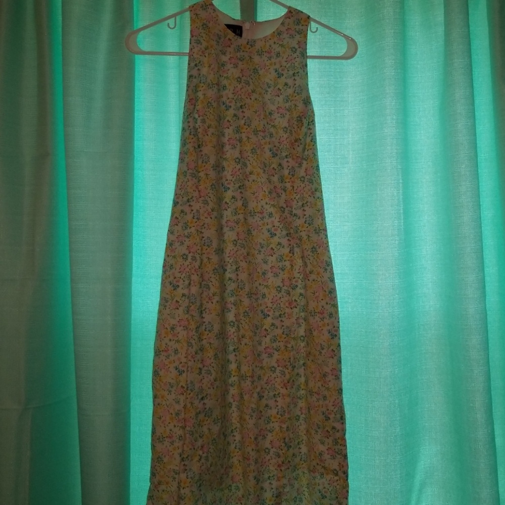 Floral Lined Ralph Lauren Sheath Dress